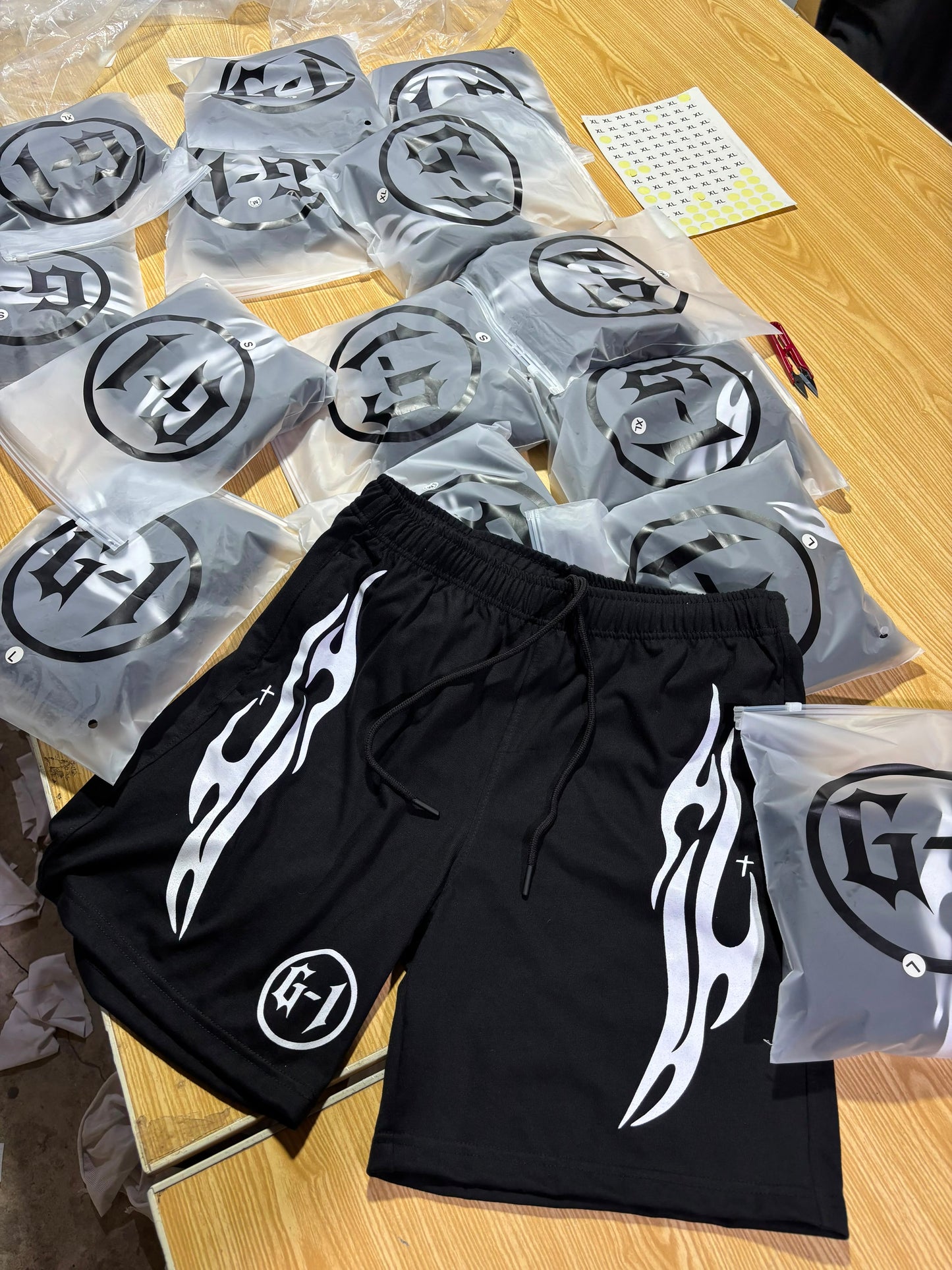 G-1RST Flame Shorts